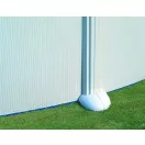 Gre fémpalástos medence szett, vízforgatóval és létrával, D550 x 132 cm