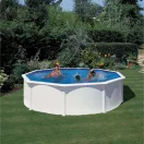 Gre fémpalástos medence, fóliával és szkimmerrel, D350x132cm