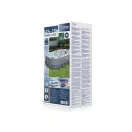 BESTWAY Power Steel csővázas medence szett, 427 × 250 × 100 cm, ovális, papírszűrős, létrával, ChemConnect adagolóval, javítótapasszal (56620)