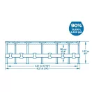 BESTWAY Steel Pro MAX Set medence 427cm x 107cm (56950)
