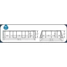BESTWAY Power Steel csővázas medence szett, 488 x 305 x 107 cm, ovális, papírszűrős, létrával, ChemConnect adagolóval, takaróponyvával (56448)