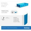 BESTWAY Steel Pro csővázas medence, 300 x 201 x 66 cm, tartozékok nélkül, DuraPlus oldalfalak (56404)