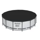 BESTWAY Steel Pro Max csővázas medence szett, 488 x 122 cm, papírszűrős, létrával, takaróponyvával (5612Z)