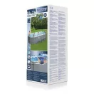 BESTWAY Power Steel csővázas medence szett, 549 x 274 x 122 cm, ovális, papírszűrős, létrával, ChemConnect adagolóval, takaróponyvával (56710)