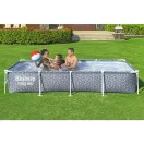 BESTWAY Steel Pro csővázas medence szett, 366 × 201 × 66 cm, papírszűrős, leeresztőszeleppel (561FV)