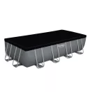 BESTWAY Power Steel csővázas medence szett, 549 × 274 × 122 cm, homokszűrős, létrával, takaróponyvával (56466)