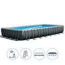 INTEX UltraSet XTR négyszögletű medence 975 x 488 x 132 cm homokszűrővel és sóbontóval (26378)
