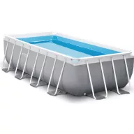   INTEX MetalPrism Set négyszögletű medence 488 x 244 x 107 cm (26792)