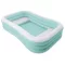 Családi medence, Intex Swim Center Family Lounge, 264 × 165 × 56 cm, kék, 780 literes, felfújható, beépített ülésekkel (58497)