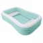 Családi medence, Intex Swim Center Family Lounge, 264 × 165 × 56 cm, kék, 780 literes, felfújható, beépített ülésekkel (58497)